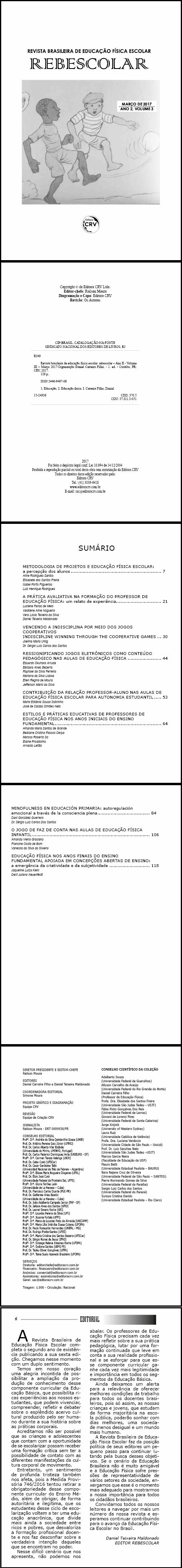 REVISTA REBESCOLAR - ANO II - VOLUME III